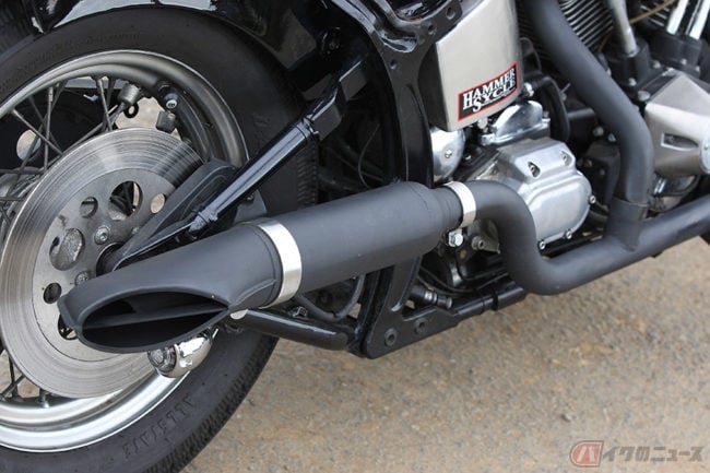 カスタムバイクに不可欠なエキゾースト・カスタム 多種多様に