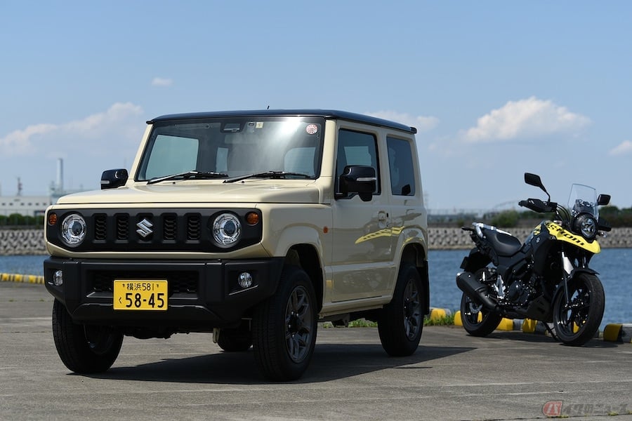 スモールだからこそタフ いつでも冒険心かき立てられるスズキ ジムニー Vストローム250 バイクのニュース 2