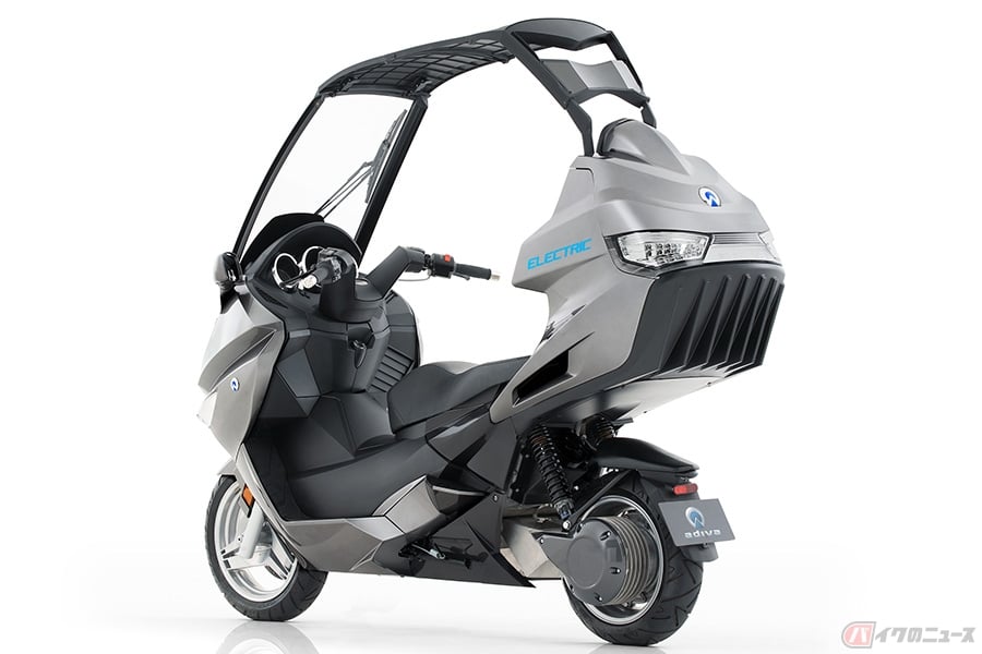 ADIVA アディバ AD 　絶好調　バッテリー新品　ルーフ付き　ワイパー付き 限定10台!! 日本発のルーフ付き大型電動バイク、ADIVA（アディバ）「AD