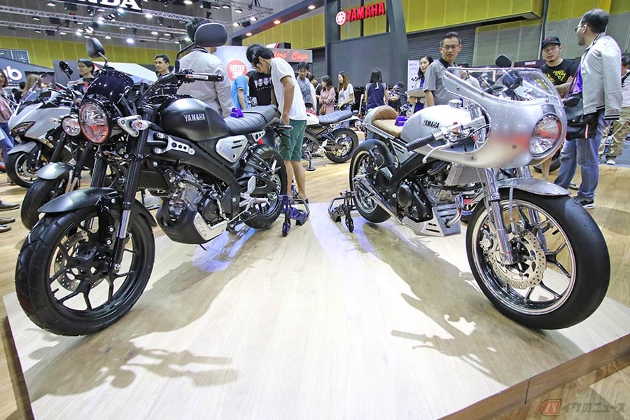 タイで人気 ヤマハ Xsr155 をはじめ日本メーカーの小排気量モデルが広い展示会場にズラリ バイクのニュース