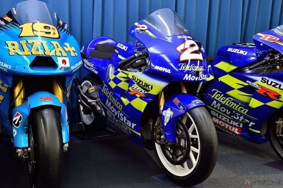 勝利を積み重ねた2サイクルマシン「RGV-Γ」 MotoGPマシン「GSX-RR」で