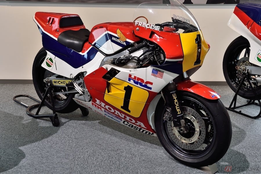 初期型NSR500は暴れん坊マシン!! F・スペンサー用に開発されたマシンは