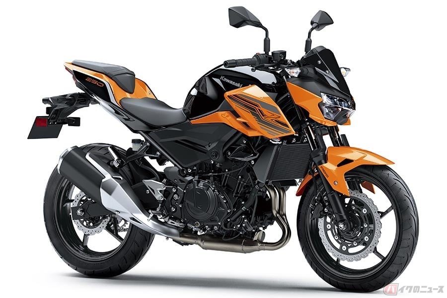 フルモデルチェンジを果たしたばかりのカワサキ「Z250」が、新色＆新
