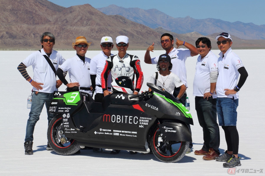 電動バイクの世界最速記録316km／hに挑んだ日本人チーム 記録更新を