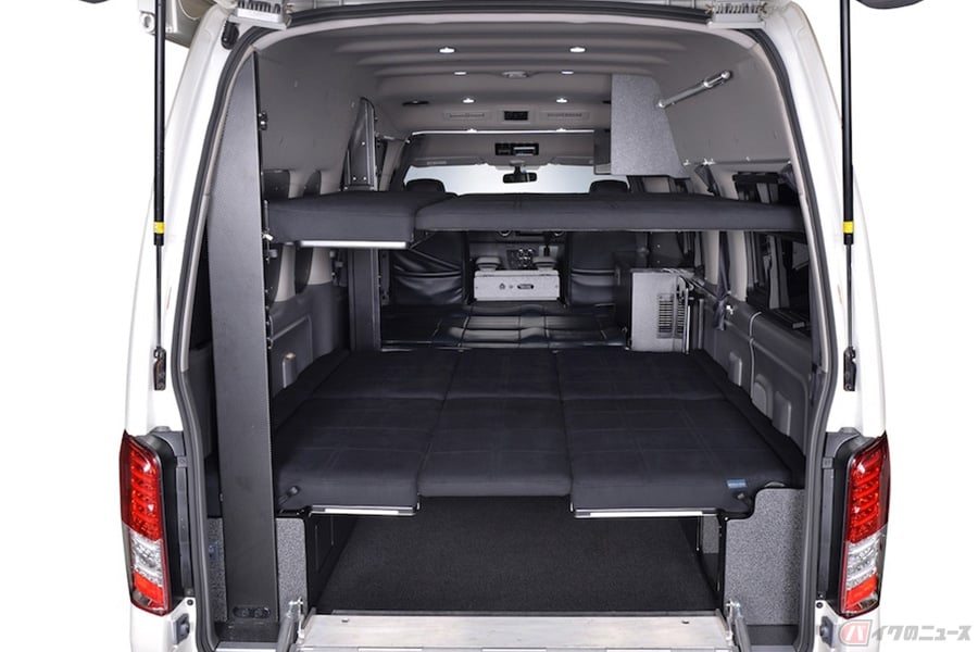 トランポ」づくりに夢が膨らむ！ 移動や積載、車中を快適にする