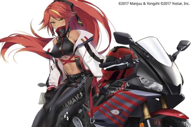 アズレン内で初めてバイクで登場した ジャマイカ とヤマハ Yzf R25 のコラボモデルが遂に登場 Tms19 バイクのニュース アズレン内で初めてバイクで登場した ジャマイカ とヤマハ Yzf R25 のコラボモデルが遂に登場 Tms19 バイクのニュース