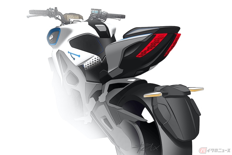 Kymcoミラノショー19に Revonex 出展 18年に発表されたsupernexのネイキッドモデルか Eicma 19事前情報 バイクのニュース