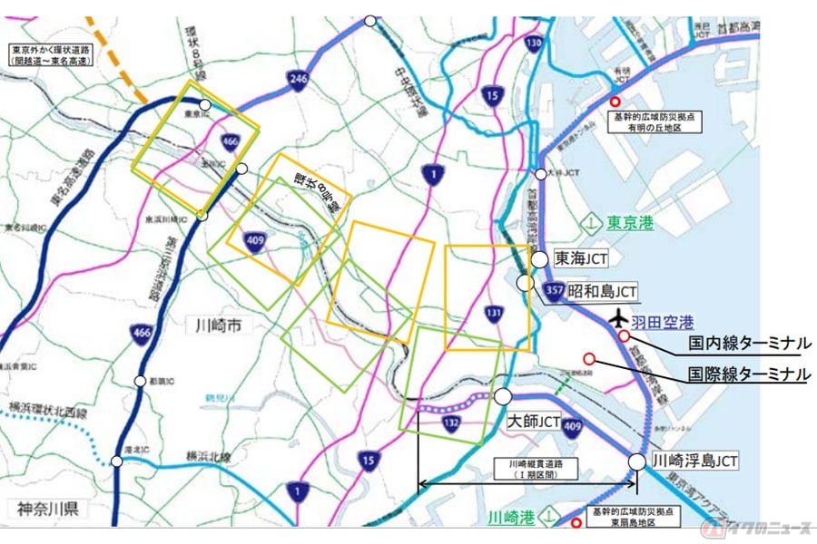 外環道と東京湾アクアラインが直結? 川崎市が進める「川崎縦貫道路」 その期待と現状