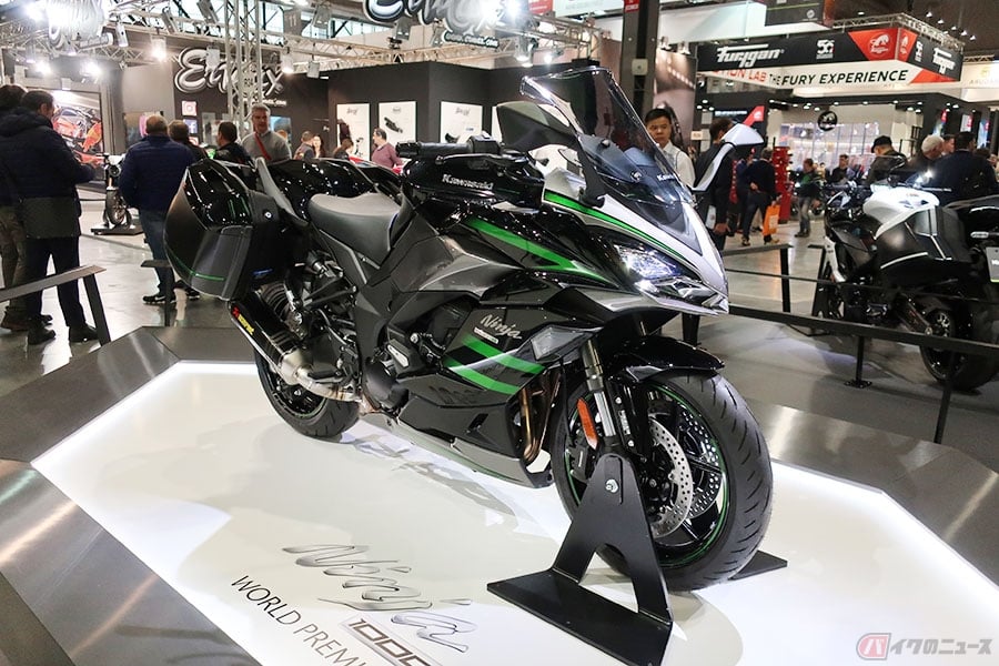 カワサキ新型 Ninja 1000sx 登場 最新モデルではサイレンサーを1本に集約 Eicma19 バイクのニュース