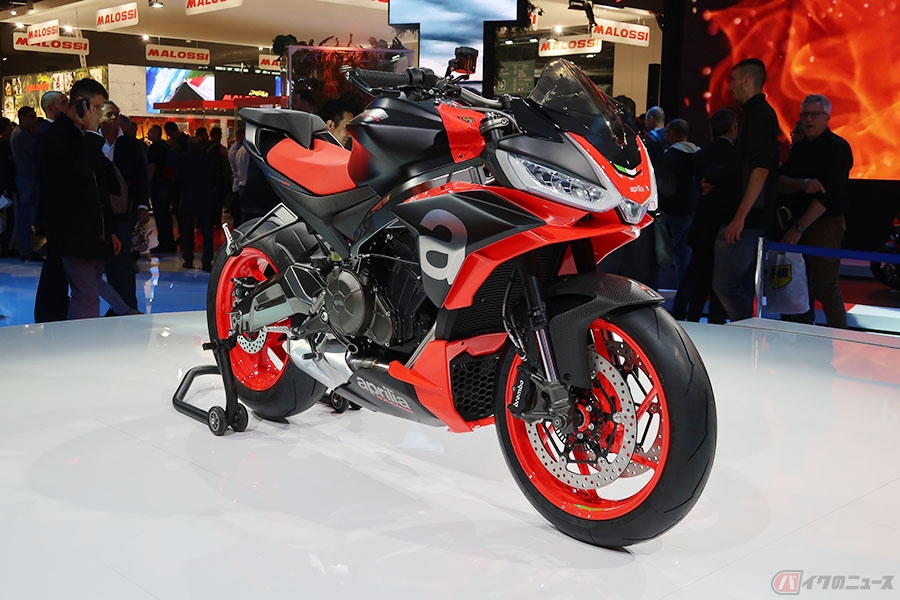 アプリリア Tuono 660コンセプト 登場 スタイリッシュなフェアリングを備えたネイキッドモデル Eicma19 バイクのニュース