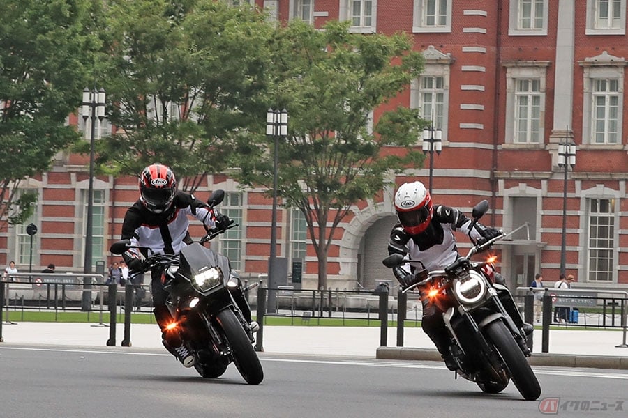 バリ伝のグンと秀吉のように峠を熱く走りたくなる Cb1000r と Katana に乗ってみた バイクのニュース
