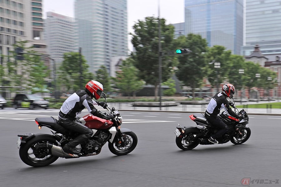 バリ伝のグンと秀吉のように峠を熱く走りたくなる Cb1000r と Katana に乗ってみた バイクのニュース