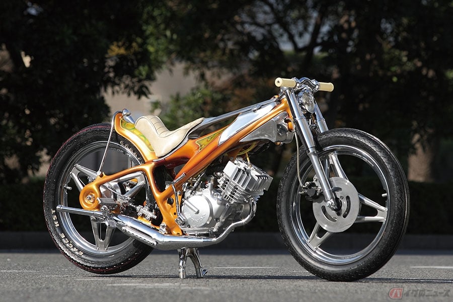 ホンダ Mb5 を大胆にイメチェン プロ顔負けの完成度が与えられたチビ チョッパー バイクのニュース