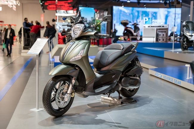 ピアッジオの人気者 ビバリー 新型モデル登場 中型スクーターに革命をもたらした大径ホイール スクーター バイクのニュース