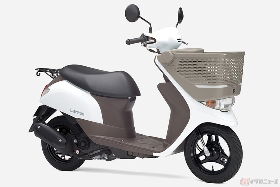 毎日のお買い物に便利な設計の原付スクーター スズキ レッツバスケット に新色登場 バイクのニュース