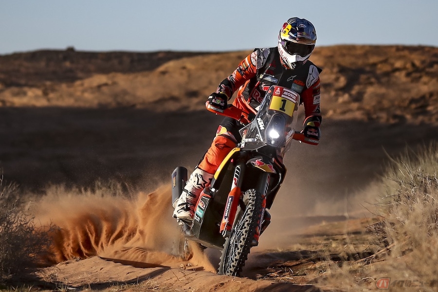 ダカールラリー第5ステージは Ktmとハスクバーナがトップ3を独占し 総合でも順位浮上 バイクのニュース