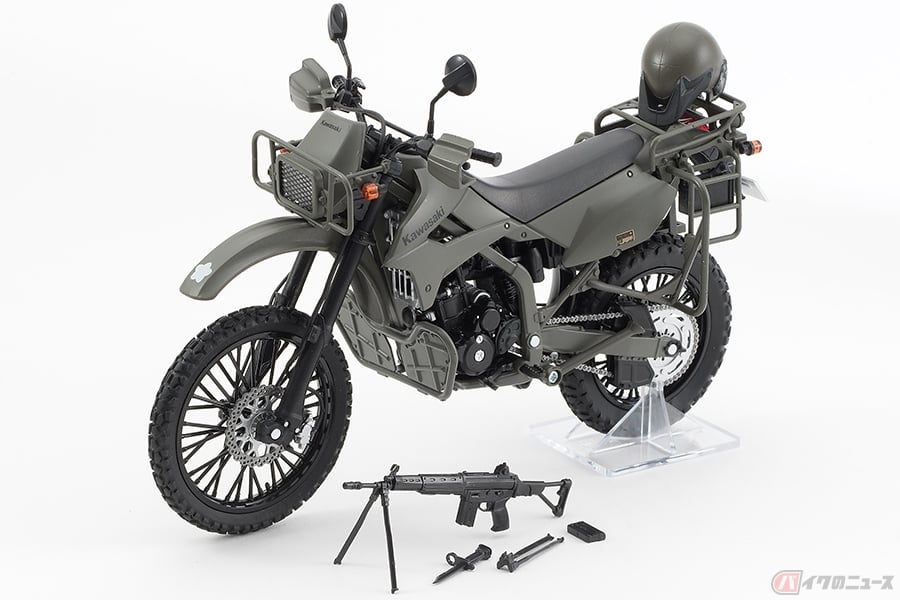 再生産!! 陸上自衛隊にも採用される偵察用車両、カワサキ「KLX250」の