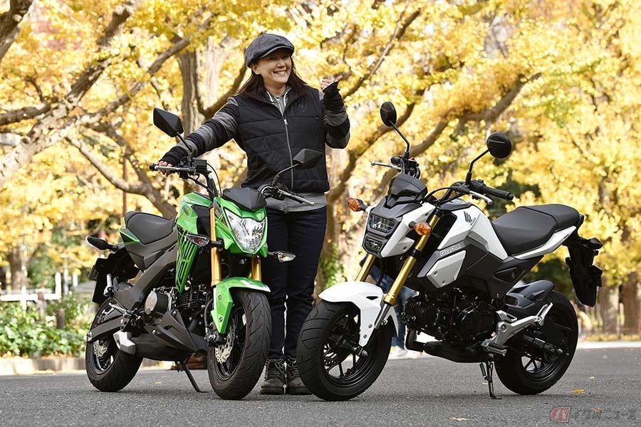 原付二種ネイキッドスポーツ カワサキ Z125 Pro とホンダ グロム を女性ライダーが比べてみました バイクのニュース