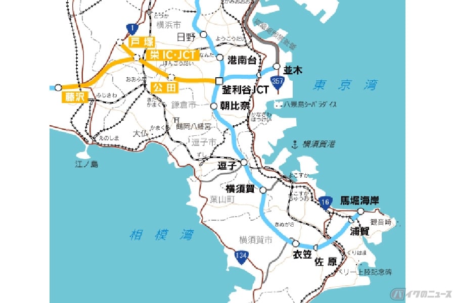 圏央道 C4 の開通はいつ 神奈川県区間で事業中のルートと完成予想図とは バイクのニュース