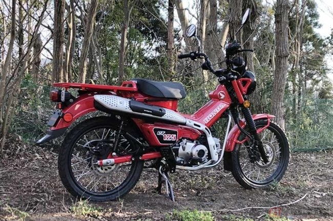 ホンダ Ct125ハンターカブ の足つき性は スーパーカブc125とどのくらい違う バイクのニュース