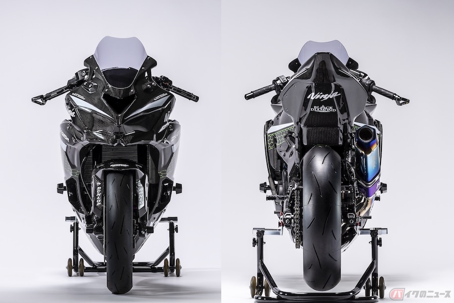 カワサキ「Ninja ZX-25R」をレースイメージにカスタムした車両を公開
