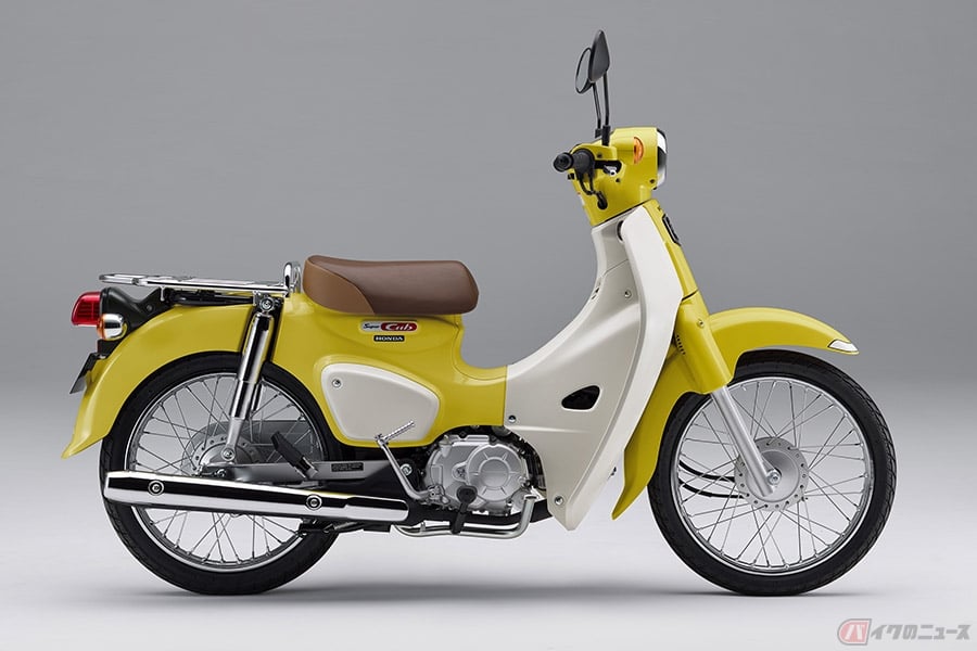 ホンダ スーパーカブ110 鮮やかなイエローとブラウンシートを備えた新色登場 バイクのニュース ホンダ スーパーカブ110 鮮やかなイエローとブラウンシートを備えた新色登場 バイクのニュース