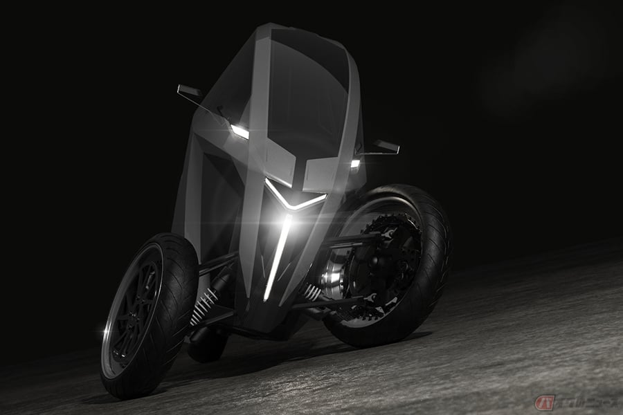 2人乗りの電動3輪車 Ako Trike 傾斜する前2輪を備えたevの最新プロトタイプ公開 バイクのニュース