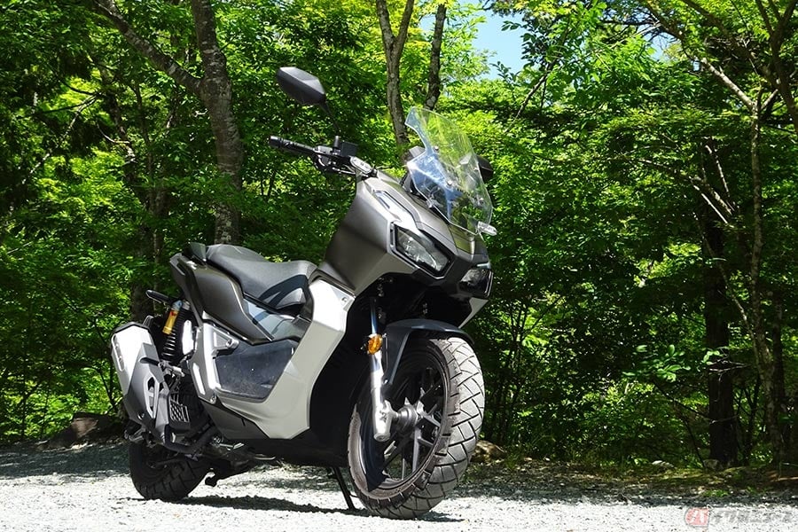 ホンダ Adv150 でダートを走ろうと思ったら キャンプ場へのアプローチに不安なしの実力 バイクのニュース