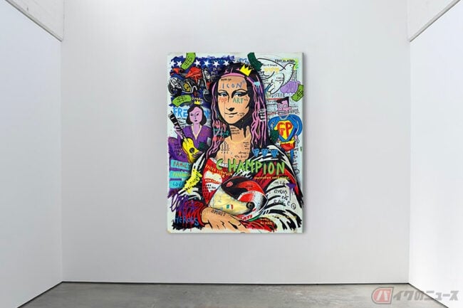 若手芸術家Jisbarによる「ドゥカティ・モナリザ」がオークションに