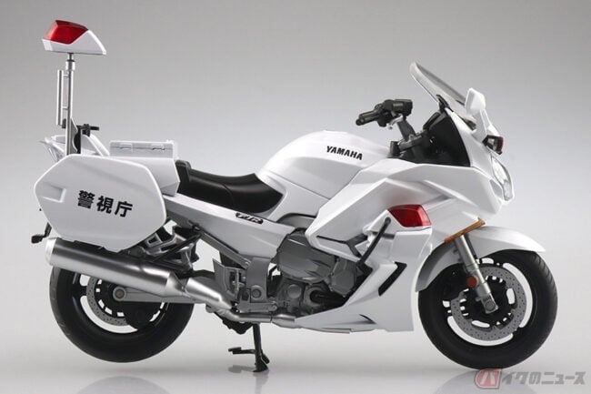 YAMAHA FJR 1300P 警視庁白バイ　1/12 プラモデル完成品 買取情報『青島文化教材社の1/12 ​YAMAHA ​FJR1300P ​白バイ