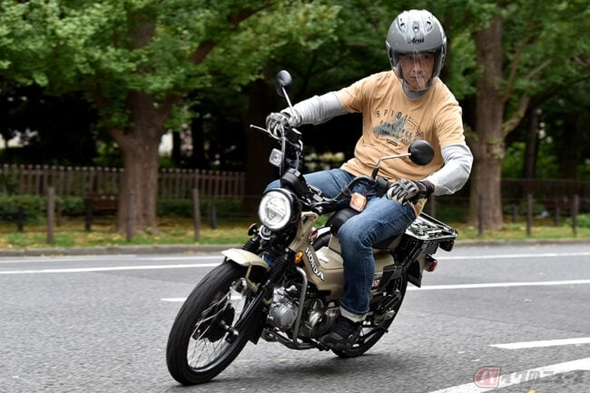 スゴイと言われるその燃費ホント ホンダ Ct125 ハンターカブ の燃費を計測してみた バイクのニュース