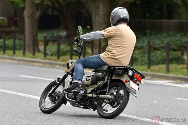スゴイと言われるその燃費ホント ホンダ Ct125 ハンターカブ の燃費を計測してみた バイクのニュース