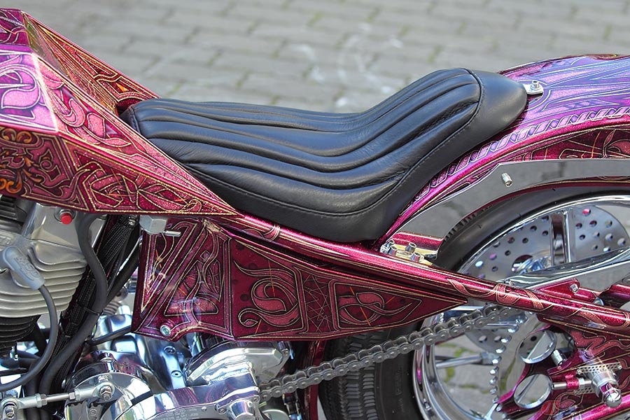 カスタムバイクイベントで頂点に輝いた一台 『インディアンオレンジ