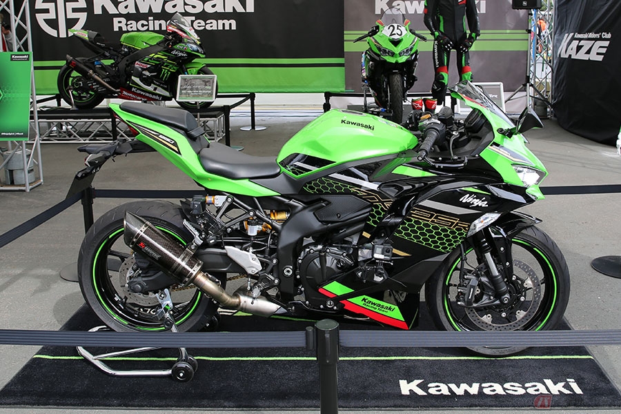 2021年のワンメイクレース開催に向けたデモレース カワサキ「Ninja ZX 2021年のワンメイクレース開催に向けたデモレース カワサキ「Ninja ZX