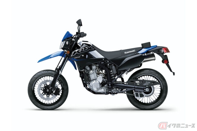 カワサキ「KLX300SM」公開 299ccエンジン搭載のモタードモデル登場