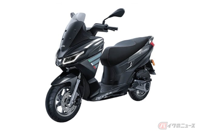 アプリリア「SXR160」洗練された外観と高い環境性能を両立するマキシ