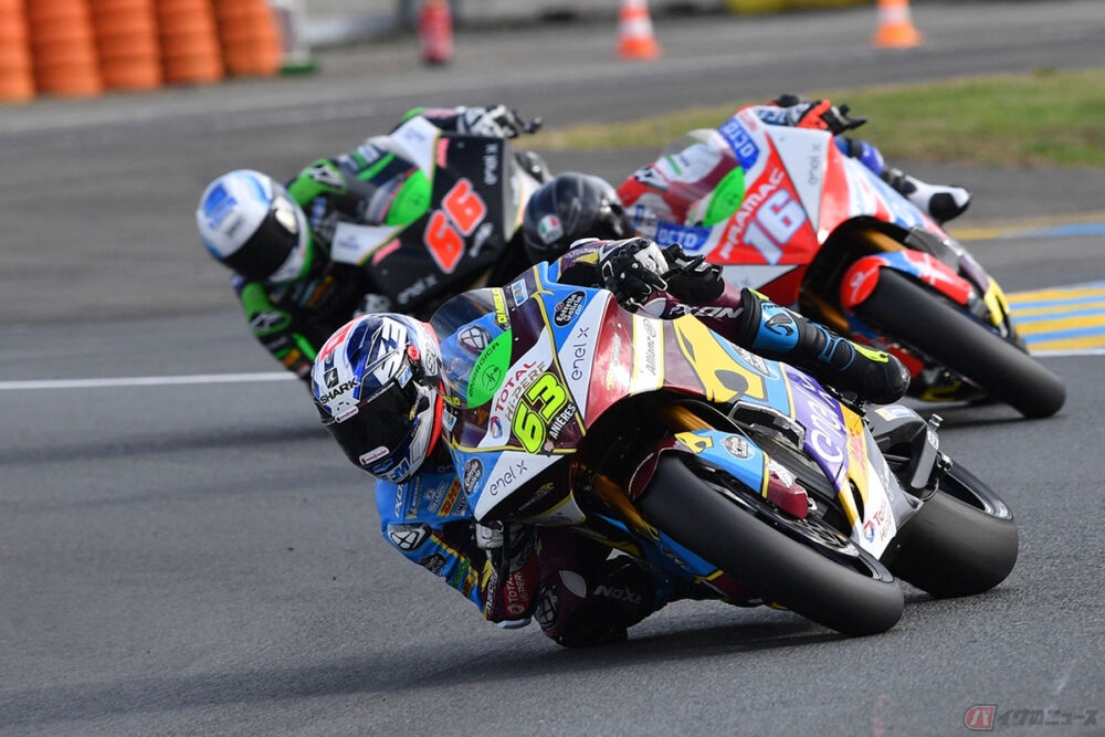 電動バイクレース Motoe 21年で3シーズン目を迎え注目と期待が高まる バイクのニュース