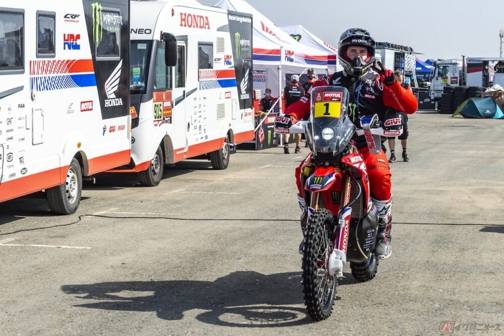 ダカールラリー21開幕 ホンダはプロローグ1 2を獲得し第1ステージに挑む バイクのニュース ダカールラリー21開幕 ホンダはプロローグ1 2を獲得し第1ステージに挑む バイクのニュース