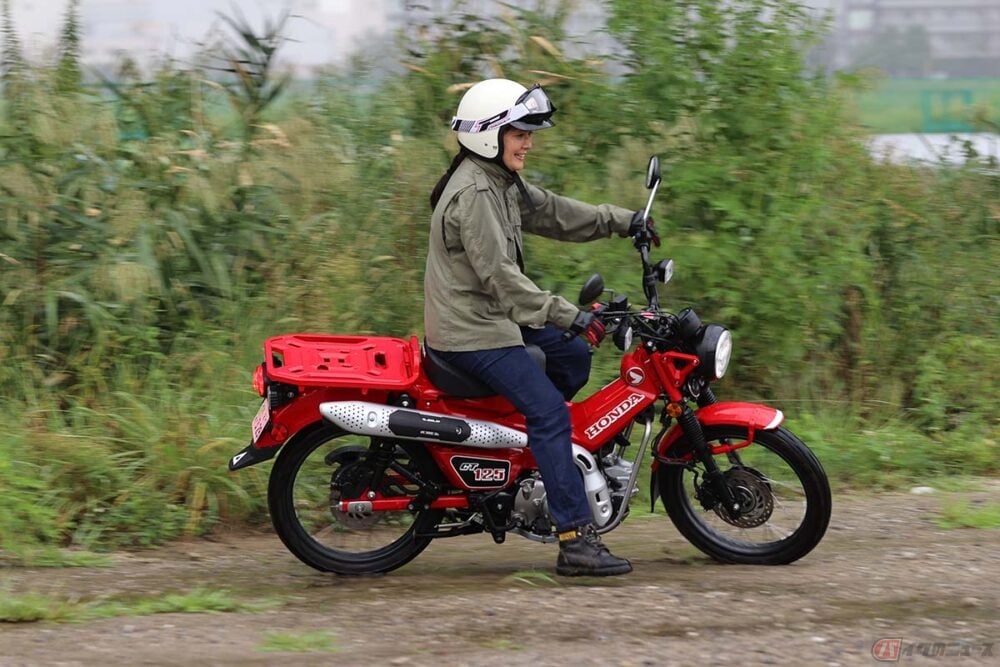 ホンダの大人気レジャーバイク Ct125 ハンターカブ をct110元オーナーのママライダーがチェックしてみました 乗ってみた編 バイクのニュース ホンダの大人気レジャーバイク Ct125 ハンターカブ をct110元オーナーのママライダーがチェックしてみました 乗ってみた編 バイクのニュース