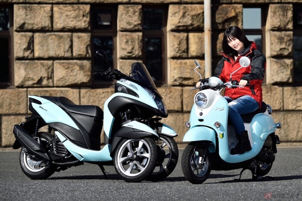夜道雪のチャレンジバイク道 人気マンガ ゆるキャン に登場する50cc原付スクーター Vino ビーノ のスペシャルカラーに乗ってみました バイクのニュース 夜道雪のチャレンジバイク道 人気マンガ ゆるキャン に登場する50cc原付スクーター Vino ビーノ のスペシャルカラーに乗ってみました バイクのニュース