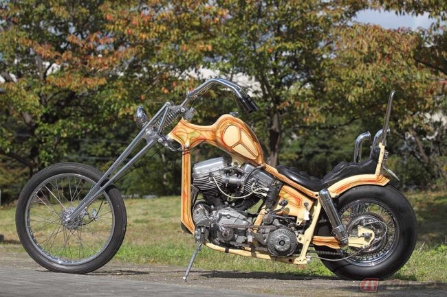 チョッパーページ トラディッショナルなチョッパー・スタイルの中で表現された