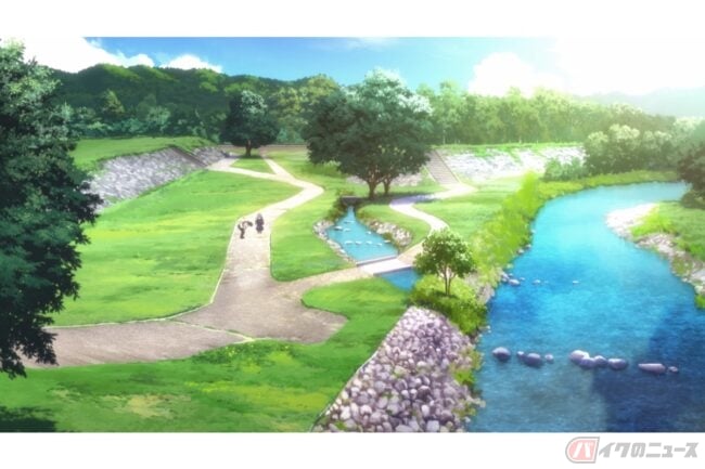 Tvアニメ 神様になった日 の舞台となった山梨市 桃の花が咲き誇る春は 聖地巡礼 ツーリングに最適 バイクのニュース Tvアニメ 神様になった日 の舞台となった山梨市 桃の花が咲き誇る春は 聖地巡礼 ツーリングに最適 バイクのニュース