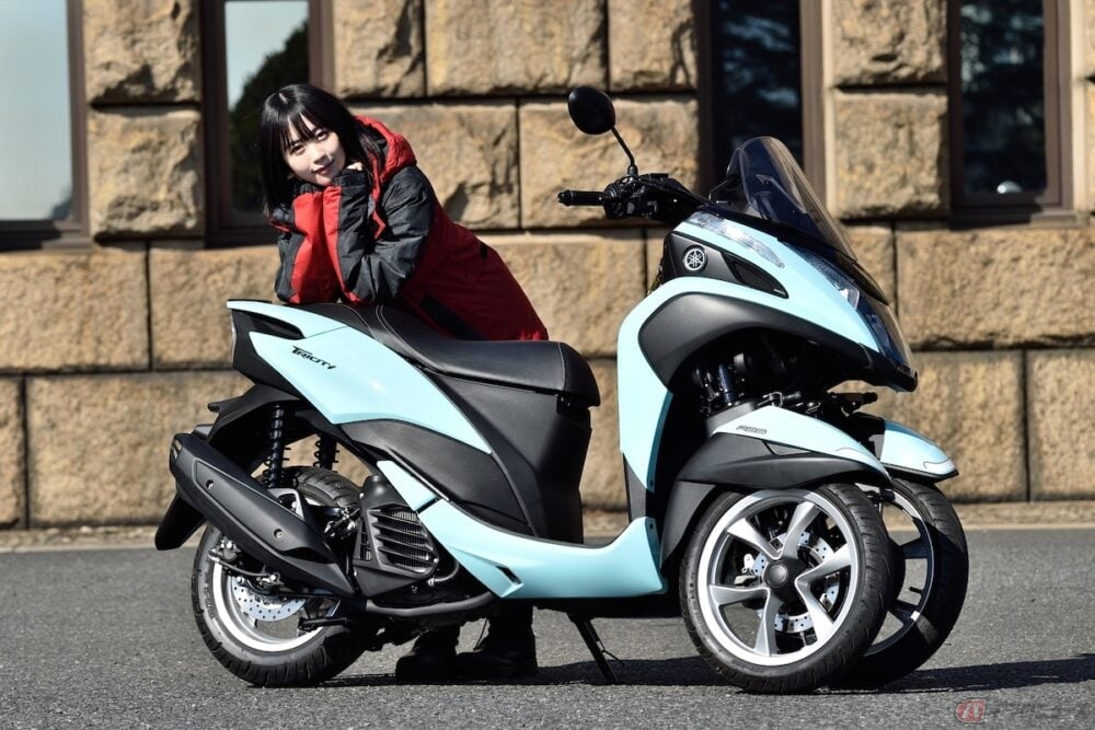 夜道雪のチャレンジバイク道 人気マンガ ゆるキャン とヤマハがコラボした3輪スクーター トリシティ125 で Lmwを初体験 バイクのニュース 夜道雪のチャレンジバイク道 人気マンガ ゆるキャン とヤマハがコラボした3輪スクーター トリシティ125 で Lmwを初体験 バイクのニュース