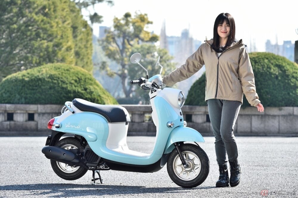 今季一番 原付 ビーノ 50cc 女子 スクーター 21 オートバイ車体 Chouninki