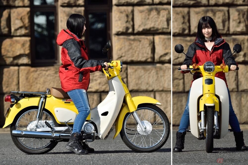 夜道雪のチャレンジバイク道 Tvアニメ スーパーカブ 小熊役の声優 夜道雪さんが ホンダのロングセラーモデル スーパーカブ110 に乗ってみました バイクのニュース 夜道雪のチャレンジバイク道 Tvアニメ スーパーカブ 小熊役の声優 夜道雪さんが ホンダのロングセラーモデル スーパーカブ110 に乗ってみました バイクのニュース