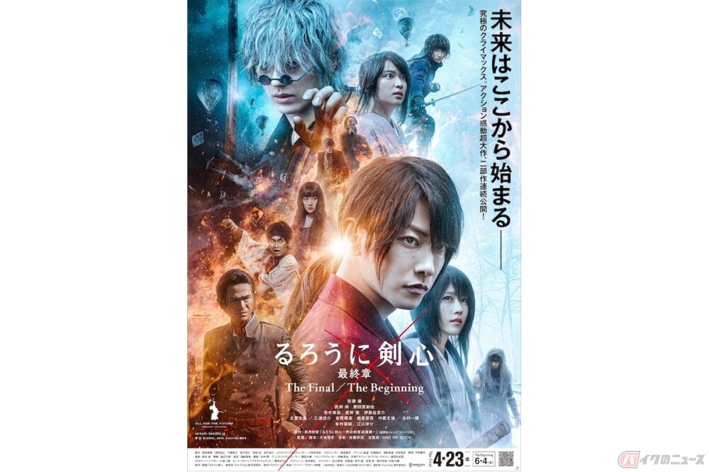 佐藤健 るろうに剣心 最終章 The Final 人気シリーズが完結へ バイクのニュース