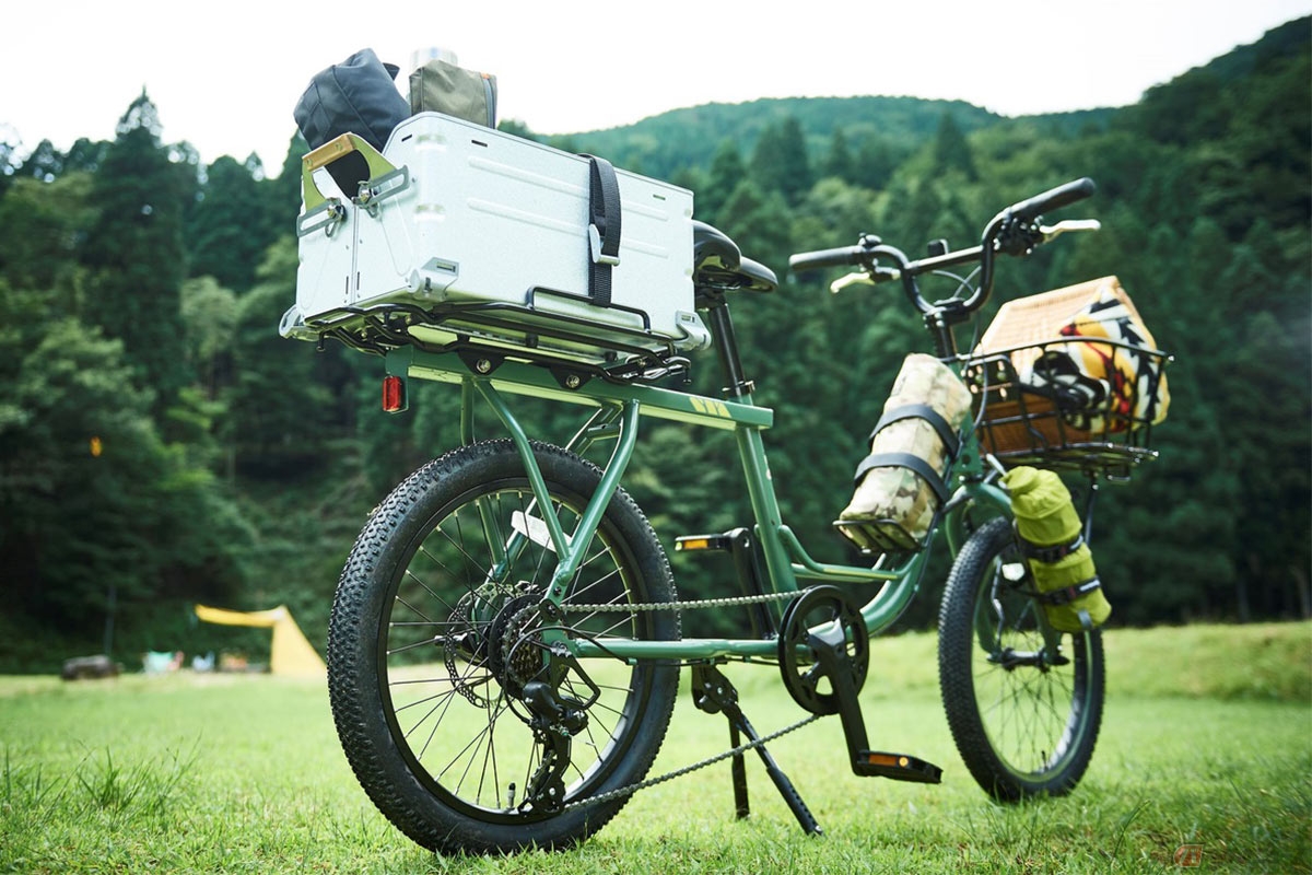 荷物が多くても大丈夫！ デイキャンプに最適な自転車「LOG WAGON」は