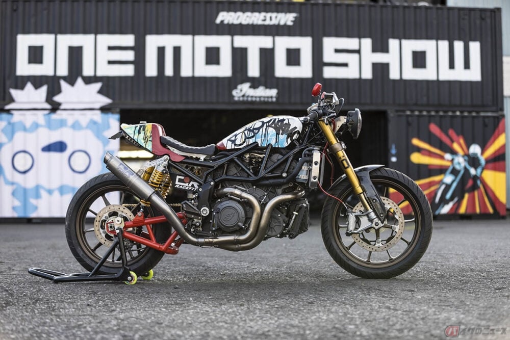 インディアンモーターサイクルのデザイン ディレクターも高評価 The One Moto Show に展示された Tr1200カスタム バイク のニュース