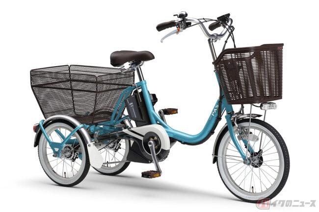 ヤマハ「PAS」シリーズ唯一の3輪モデル「PASワゴン」2021年モデル登場 