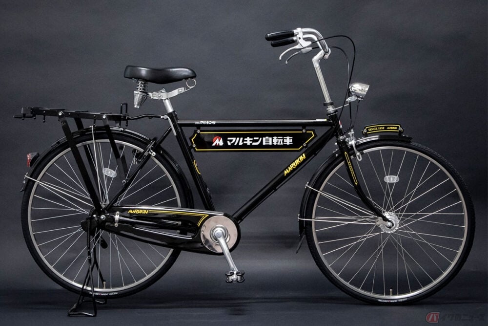 昭和の時代、働く自転車と言えばこのカタチだった 「マルキン自転車」の現代版「ニューマルキン号」